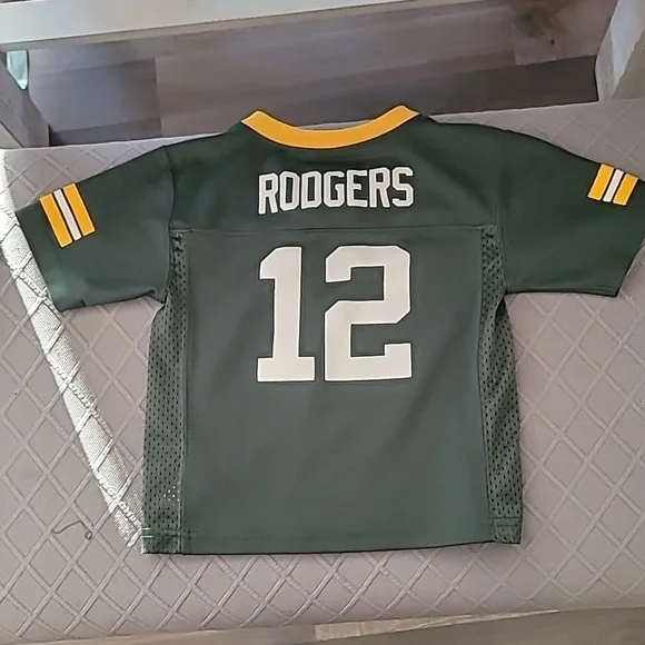 Green Bay Packers NFL Jersey Toddler Size 24 Months Rodgers #12 - Picture 3 of 3